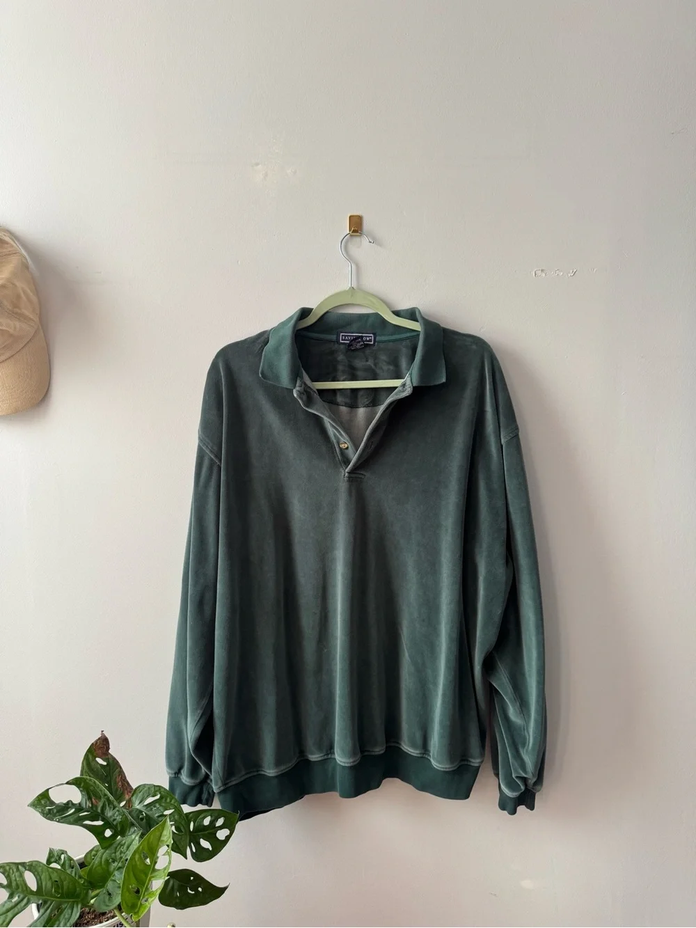 Vintage Savile Row Velour Long Sleeve